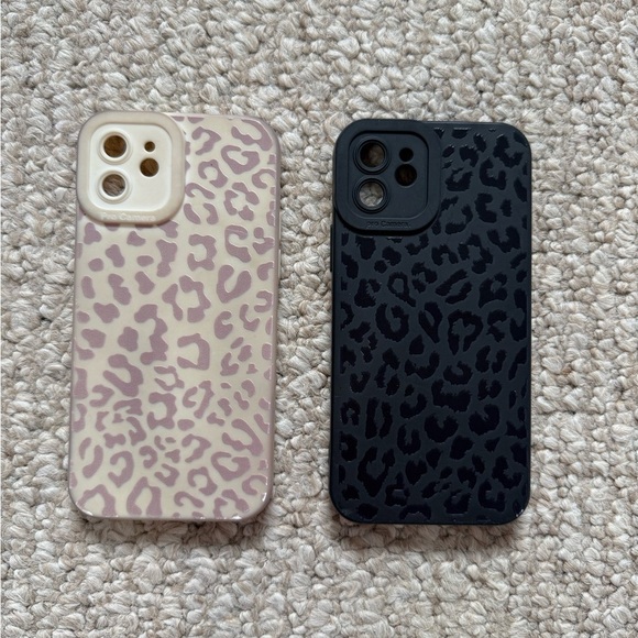 Other - Bundle of Leopard Print IPhone 12 Cases